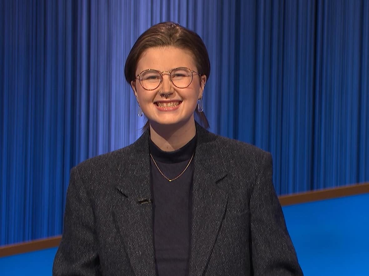 Mattea Roach's 23-game winning streak earlier this year earned her a chance to compete in the tournament of champions.  (Jeopardy Productions, Inc. - image credit)