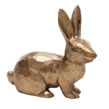 Product image of Dn Deconation Golden Polyresin Bunny Decor