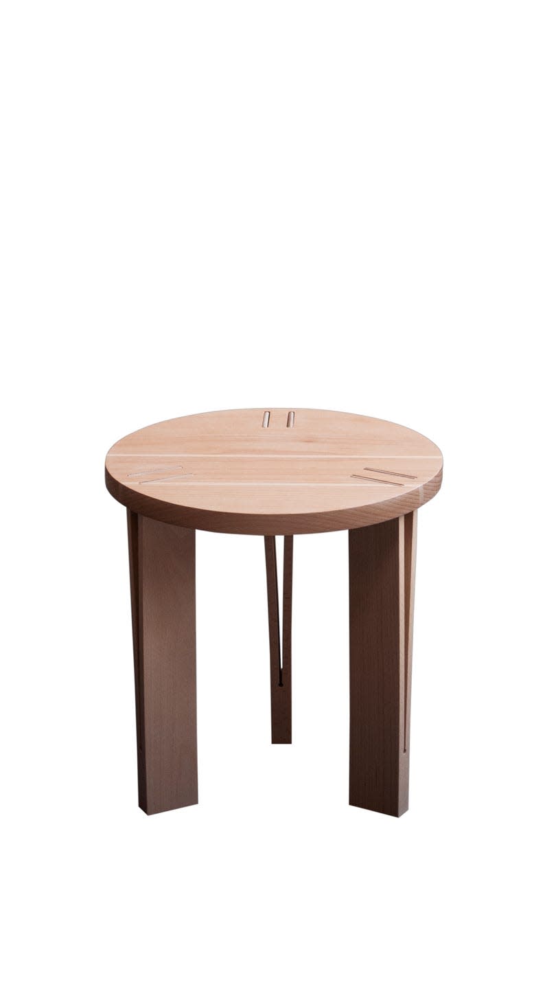 <p>Common Design’s ‘Bik’ stool is handmade to order in London and is designed to slot together easily without any need for instructions or tools. It’s made from solid FSC-certified beech wood which has a food-safe finish making it easy to clean and ideal for the kitchen. £200, <a href="https://commondesign.co.uk/products/bik-stool?_pos=1&_sid=10a6ab1c9&_ss=r" rel="nofollow noopener" target="_blank" data-ylk="slk:commondesign.co.uk" class="link ">commondesign.co.uk</a></p>