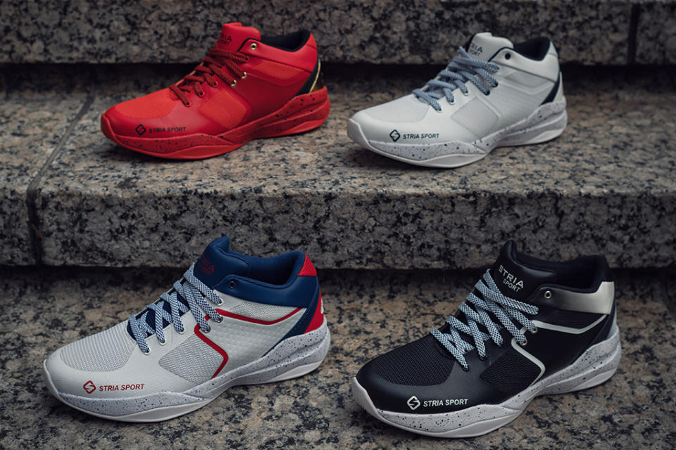 Several colorways of the Stria Sport 107 Series. - Credit: Courtesy of Stria Sport