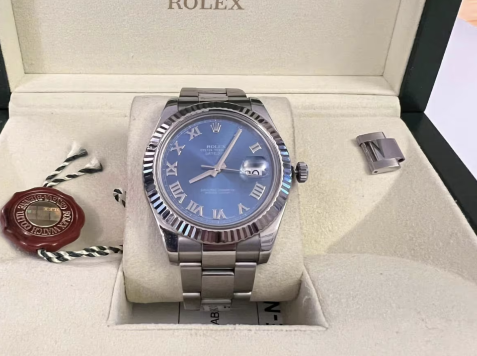 Mattel's stolen Rolex Datejust 41. (Submitted by Laurent Mattel)