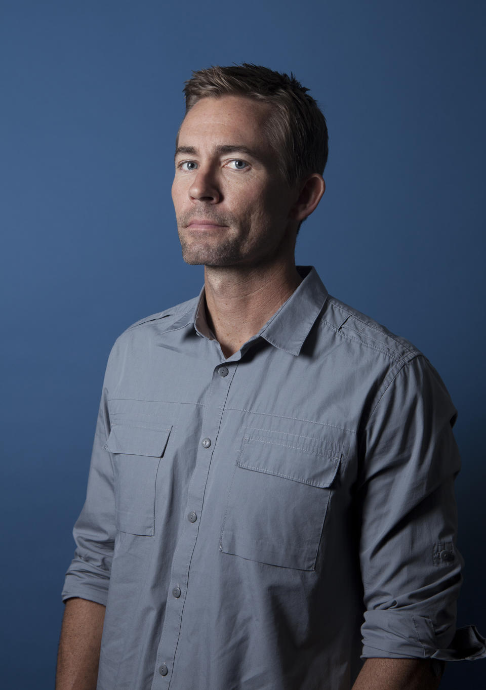 In this Wednesday, Aug. 8, 2018 photo, Caleb Walker, actor Paul Walker's brother, poses for a portrait in Los Angeles, in promotion of the documentary film "I Am Paul Walker." Nearly five years after Paul Walker's death, his brothers, Caleb and Cody Walker, say they're open to playing his character again in the "Fast and Furious" franchise. (Photo by Rebecca Cabage/Invision/AP)