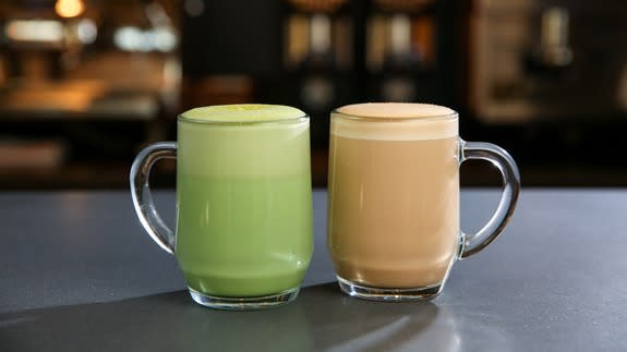 Starbucks-lattes