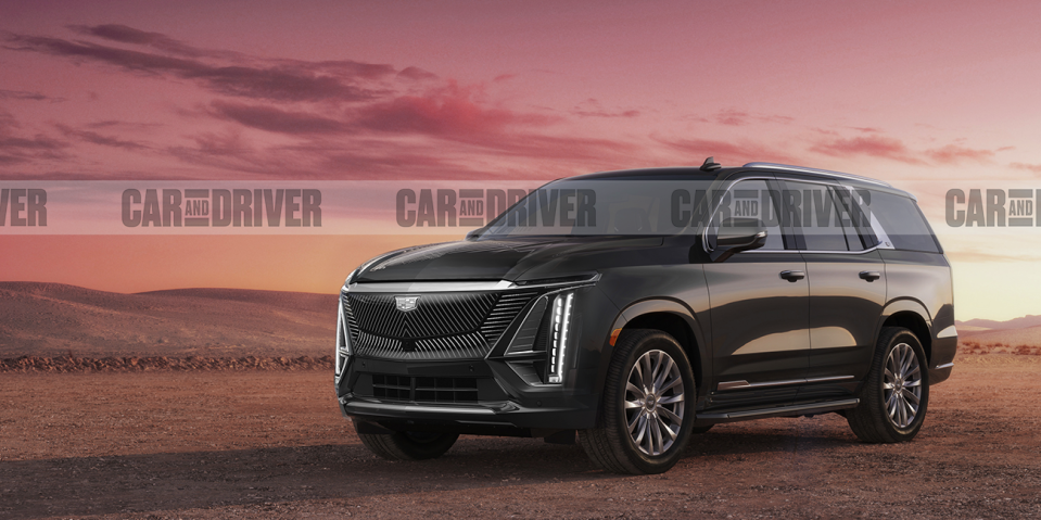 2024 cadillac escalade iq rendering