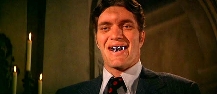 Worst: Jaws ("The Spy Who Loved Me," "Moonraker") — This hulking henchman-for-hire exemplified Roger Moore's campier Bond era. First seen as an assassin for anarchist villain Karl Stromberg in "The Spy Who Loved Me", the razor-toothed Jaws survives (by biting a shark to death) to fight Bond another day in "Moonraker." Again employed as a henchman (this time to space-based maniac Sir Hugo Drax), Jaws actually switches sides and ends up helping Bond save the planet. Come on, Jaws. You forgot rule number one of being a good Bond villain: Don't help 007!