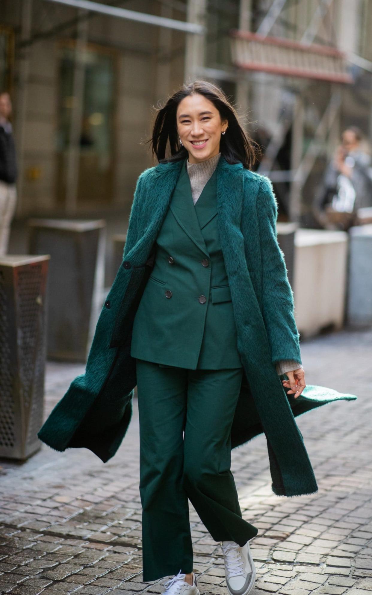 Eva Chen at New York Fashion Week - Getty Images North America