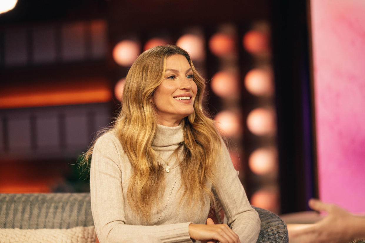 THE KELLY CLARKSON SHOW -- Episode 7I114 -- Pictured: Gisele Bündchen -- (Photo by: Weiss Eubanks/NBCUniversal via Getty Images)