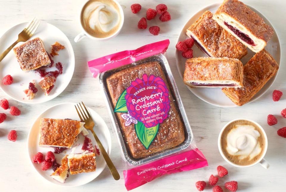 trader joes raspberry croissant