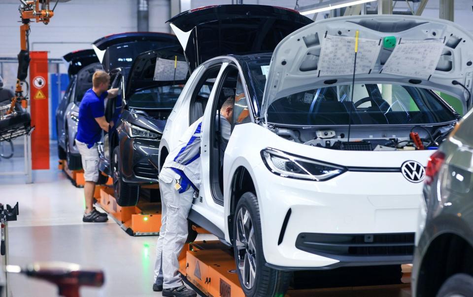 Volkswagen electric car sales plunge as Europe returns to petrol