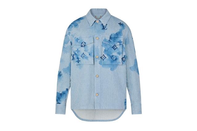 Louis Vuitton Watercolor Monogram workwear denim shirt