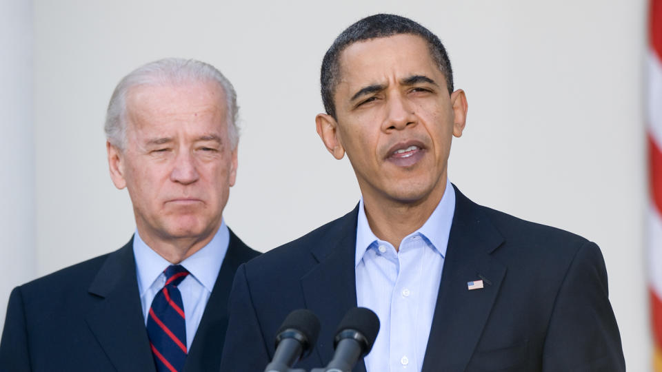 Joe Biden and Barack Obama