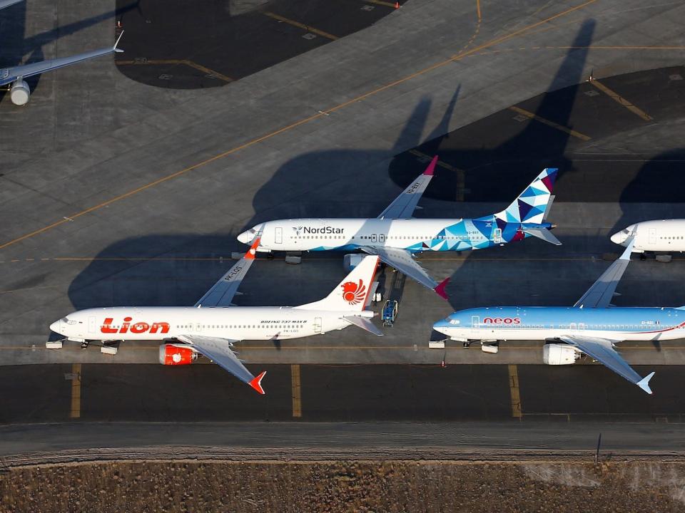 Boeing 737 MAX jets, including Lion Air.