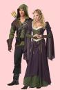 <p>This famous pair is immediately recognizable while trick-or-treating, especially if Robin Hood carries around a toy bow and arrow.</p><p><a class="link " href="https://www.amazon.com/California-Costumes-Robin-Adult-Costume/dp/B004UUJMKU/?tag=syn-yahoo-20&ascsubtag=%5Bartid%7C10055.g.2625%5Bsrc%7Cyahoo-us" rel="nofollow noopener" target="_blank" data-ylk="slk:SHOP ROBIN HOOD COSTUME;elm:context_link;itc:0;sec:content-canvas">SHOP ROBIN HOOD COSTUME</a></p><p> <a class="link " href="https://www.amazon.com/California-Costumes-Womens-Waiting-Purple/dp/B0091K98QW?th=1&psc=1&tag=syn-yahoo-20&ascsubtag=%5Bartid%7C10055.g.2625%5Bsrc%7Cyahoo-us" rel="nofollow noopener" target="_blank" data-ylk="slk:SHOP MAID MARIAN COSTUME;elm:context_link;itc:0;sec:content-canvas">SHOP MAID MARIAN COSTUME</a> </p>