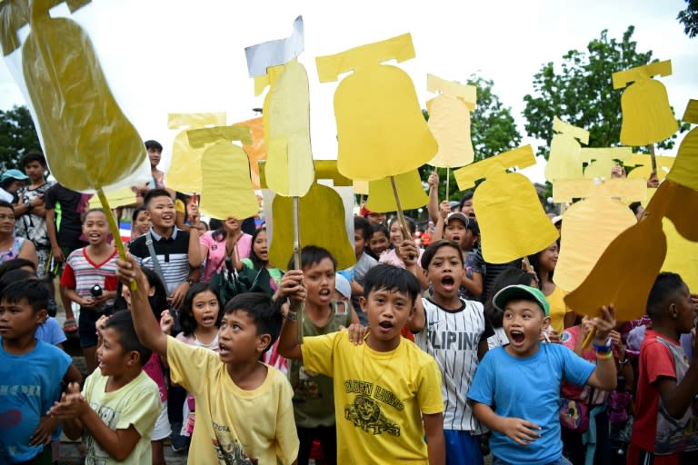 For the people of Balangiga the bells are a symbol of the Philippines' long struggle for independence, and a dark chapter which is the subject of an annual re-enactment and remembrance event locally