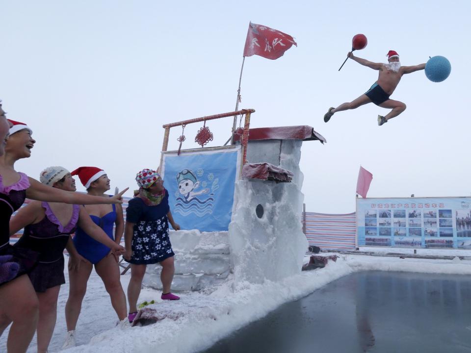 China ice dive