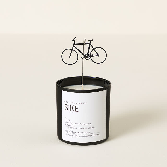 <p><a href="https://go.redirectingat.com?id=74968X1596630&url=https%3A%2F%2Fwww.uncommongoods.com%2Fproduct%2Fbicycle-rack-candle&sref=https%3A%2F%2Fwww.cosmopolitan.com%2Flifestyle%2Fg44773733%2Fbest-gifts-for-cyclists%2F" rel="nofollow noopener" target="_blank" data-ylk="slk:Shop Now;elm:context_link;itc:0;sec:content-canvas" class="link ">Shop Now</a></p><p>Bicycle Rack Candle</p><p>$35.00</p><p>uncommongoods.com</p>