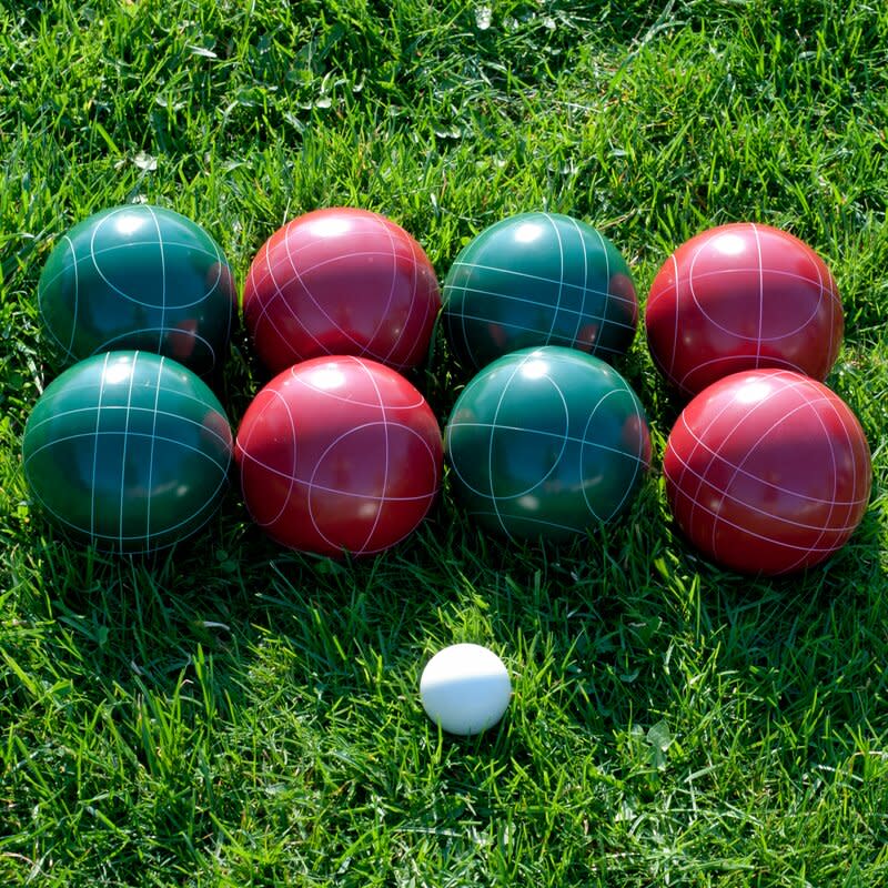 89mm Bocce with Carrying Case. Image via Wayfair.