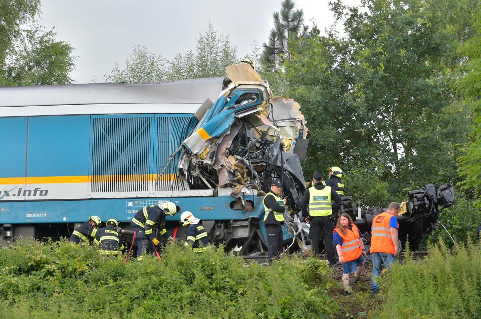 Czech Republic Train Accident (ASSOCIATED PRESS)