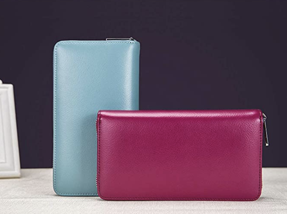 This stylish wallet is available in eight colors. (Photo: Amazon)