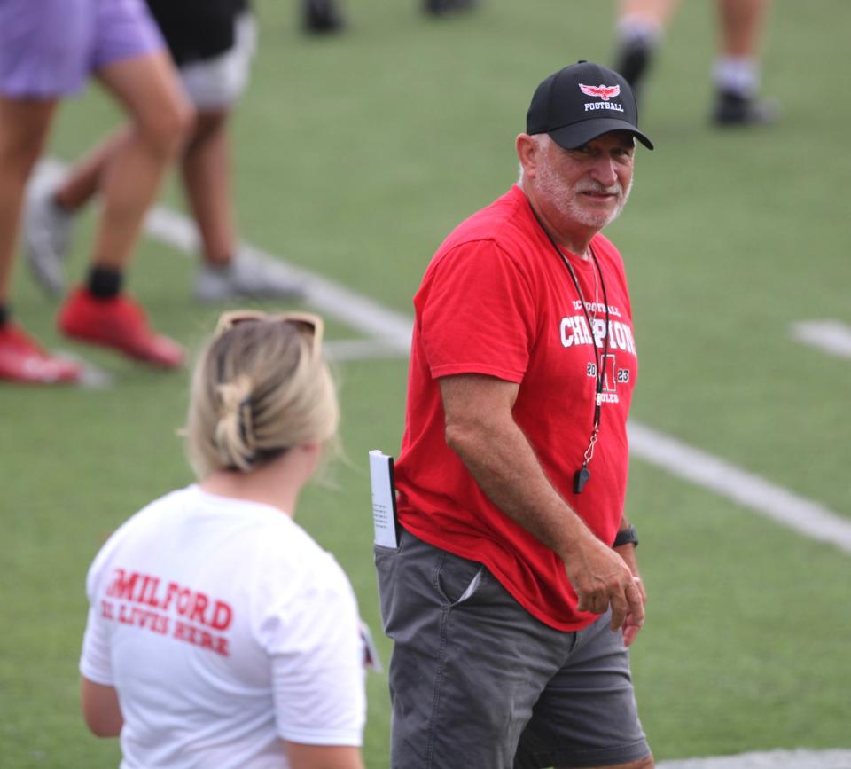 First day of OHSAA football practice, August 1, 2024.