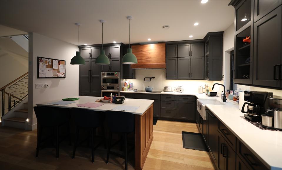 A view of the kitchen in the first LEED Platinum-certified passive house in Westchester, pictured Feb. 2, 2024. The Ossining home owned by Dan and Debra Colombini, offers a new model for sustainable, energy-efficient, and cost-effective residences.