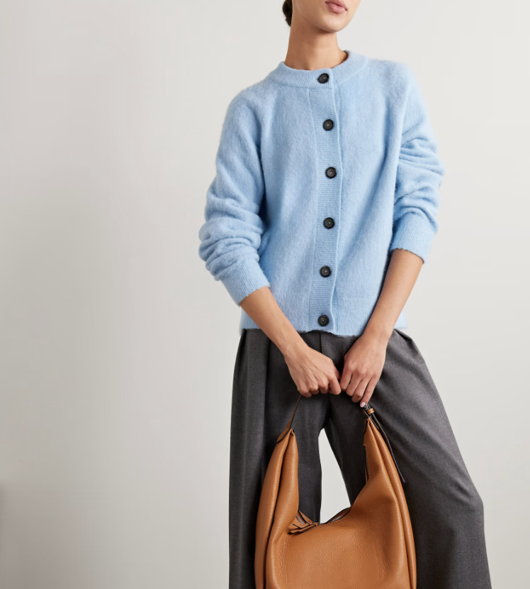 Rohe Brushed-knit cardigan. (PHOTO: Net-A-Porter)