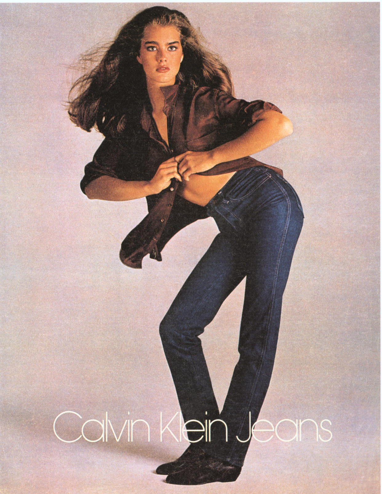 1980s USA Calvin Klein Magazine Advert (Retro AdArchives / Alamy Stock P / Alamy Stock Photo)