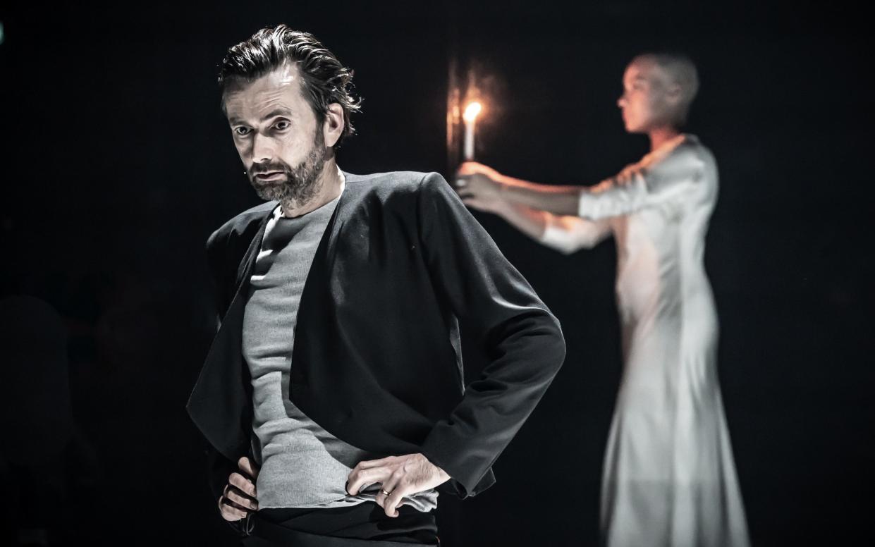 David Tennant and Cush Jumbo in Macbeth at the Donmar Warehouse