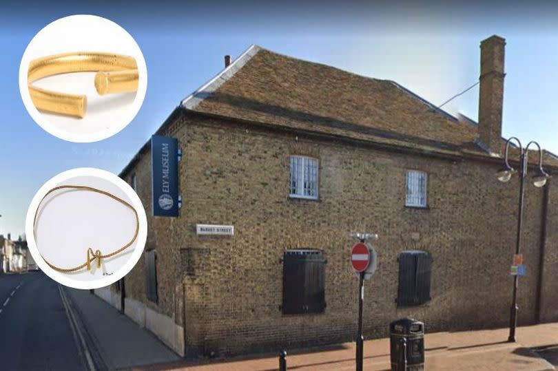 Bronze Age jewellery was stolen from Ely Museum