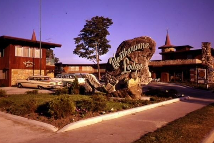 The Weathervane Lodge in the 1960s.