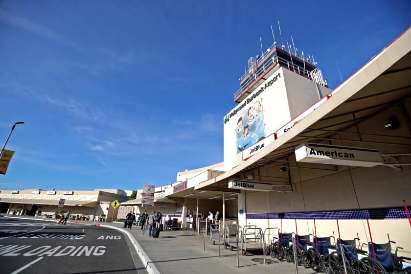 The Hollywood Burbank Airport, on Thursday, Jan. 30, 2020.