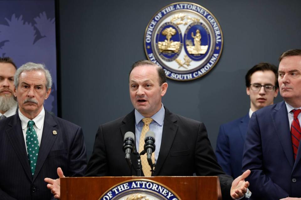 South Carolina Attorney General Alan Wilson, a potential 2026 Republican candidate for governor, has been vocally supportive of efforts in Texas to curb illegal crossings on the southern border.