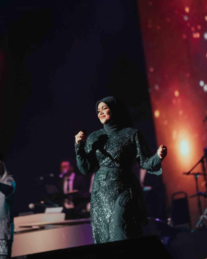 Siti recently performed at the Satu Suara concert for Nurjiwa Foundation
