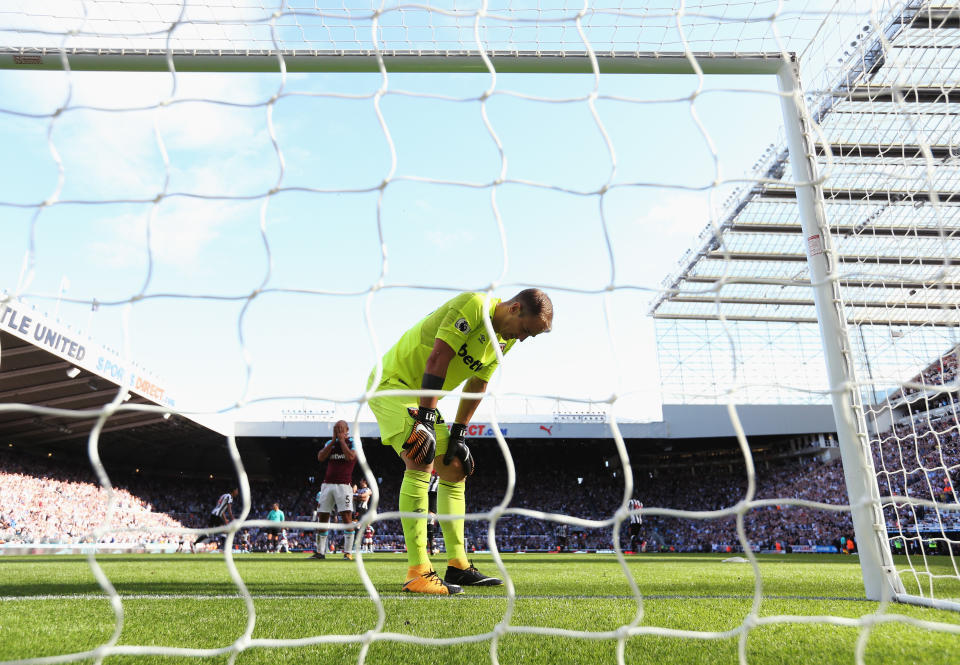 Familiar scene – Joe Hart laments conceding another goal