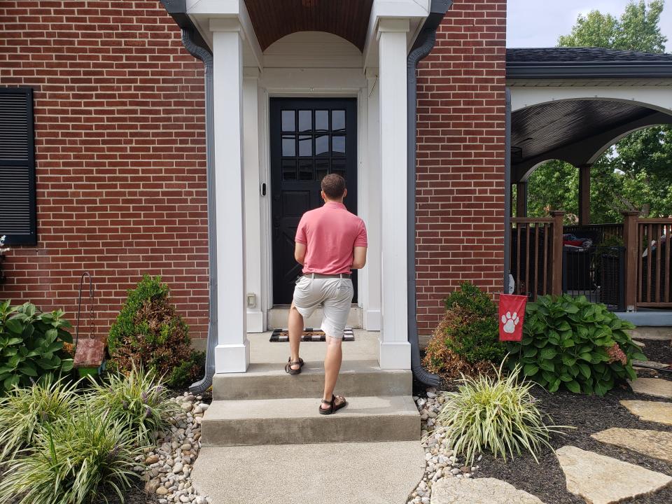Shane Noem, Kenton County Republicans chair, knocked on doors in Fort Mitchell on a hot Saturday morning in September. He said Republicans are rebounding from former Gov. Matt Bevin's behavior in the last election – a point they have to stress among voters.