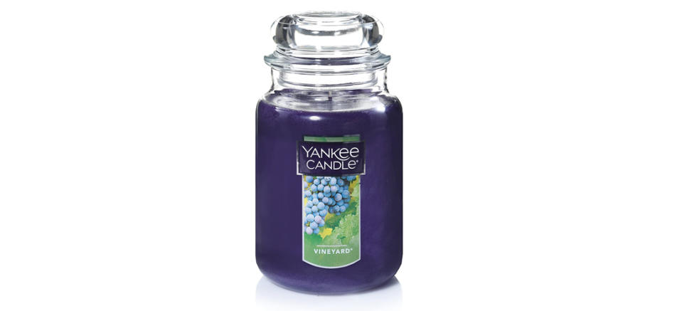 Yankee Candle Scented Jar Candle in Vineyard (Photo: Amazon)