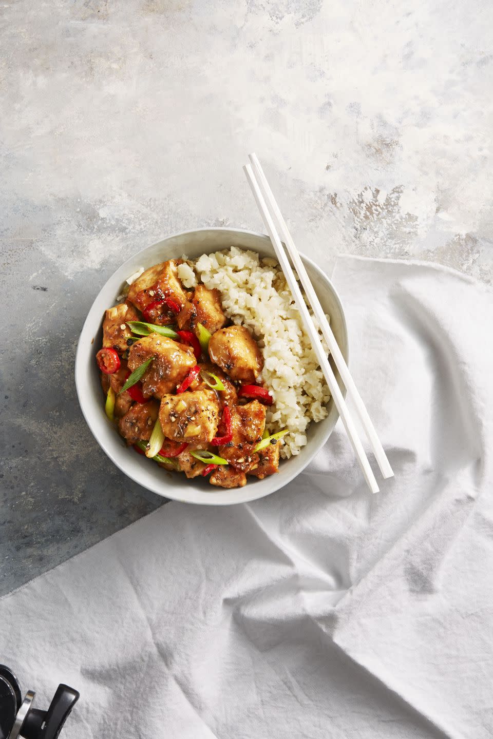 56) Spicy Miso Chicken Stir-Fry