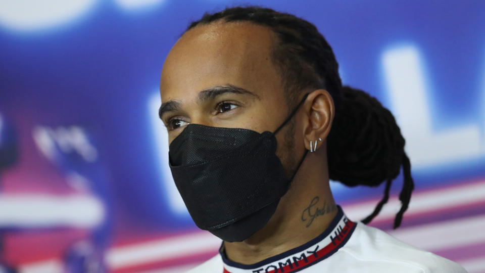 Lewis Hamilton of Mercedes-AMG Petronas, seven-time winner of Formula 1’s World Drivers’ Championship. - Credit: Photo by Edgard Garrido, Pool Photo via AP.