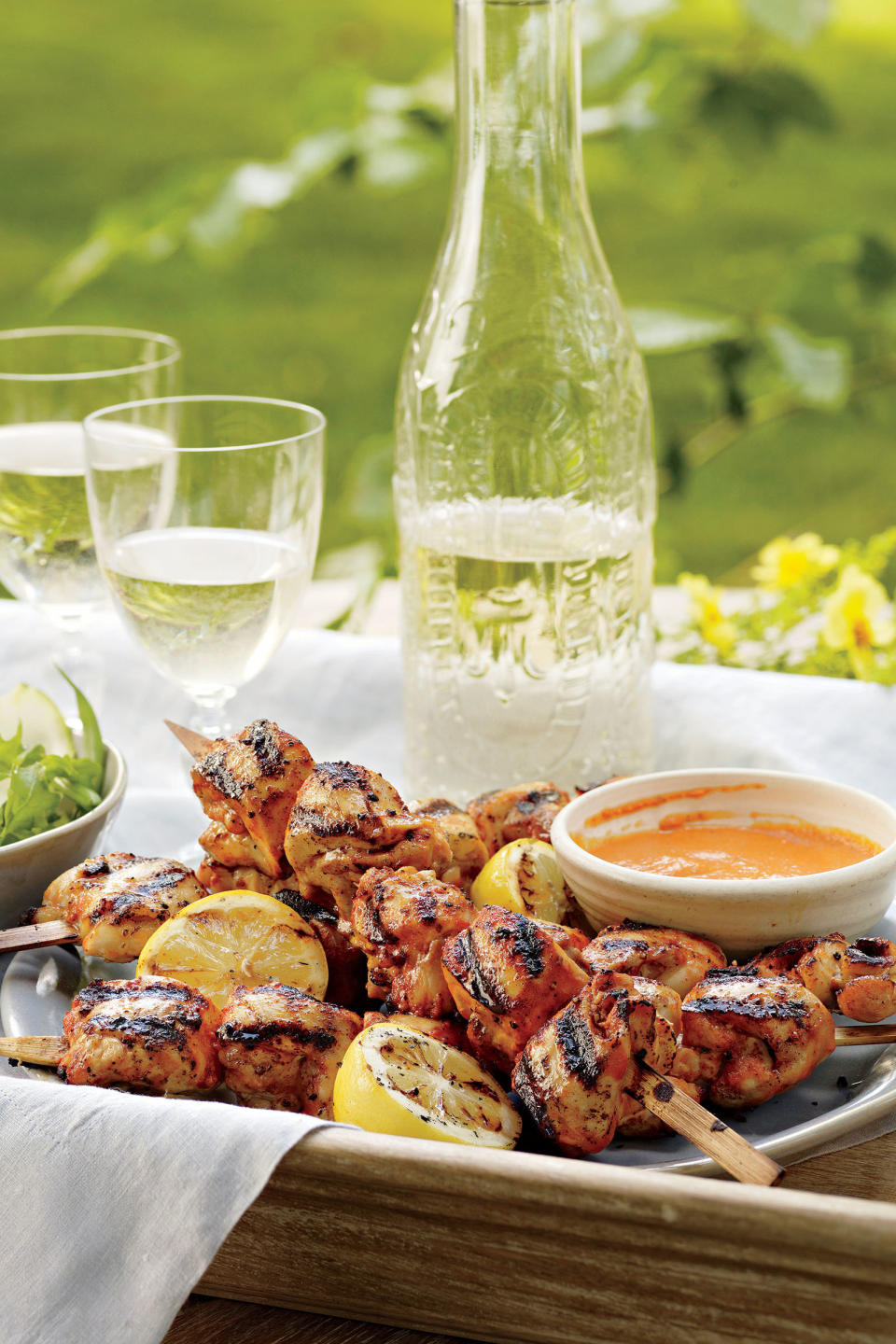 Buttermilk-and-Honey Chicken Kabobs