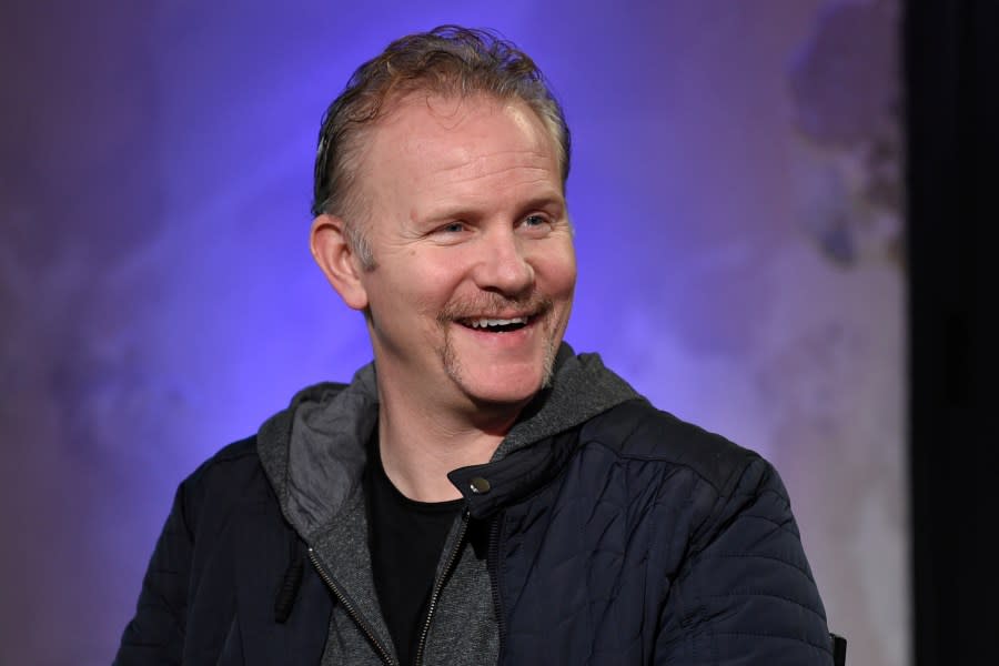 FILE – Filmmaker Morgan Spurlock participate in the BUILD Speaker Series to discuss the film, “Go North”, at AOL Studios on Wednesday, Jan. 4, 2017, in New York. Spurlock, an Oscar-nominee who made food and American diets his life’s work, famously eating only at McDonald’s for a month to illustrate the dangers of a fast-food diet, has died. He was 53. (Photo by Evan Agostini/Invision/AP, File)