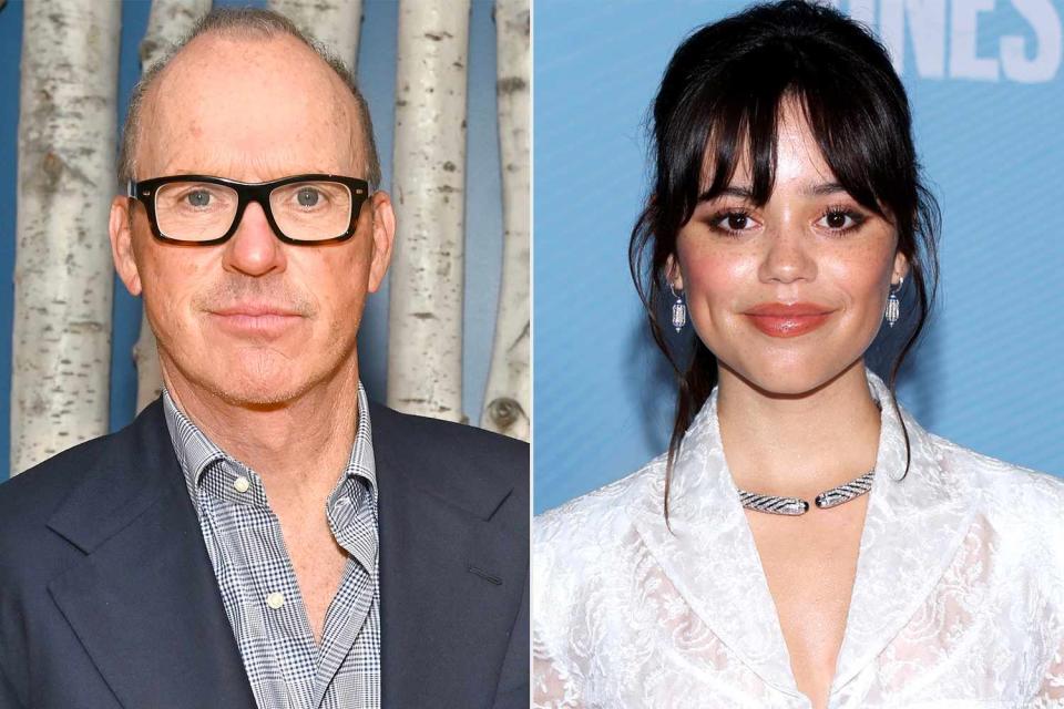 <p>Shannon Finney/Getty; Phillip Faraone/Getty</p> Michael Keaton, Jenna Ortega.