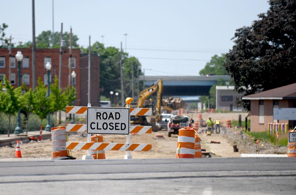 Canton is replacing the Ninth Street SW bridge with a new steel beam structure as part of its road and bridge improvemet projects. The $2.5 million bridge project is expected to be completed in August.