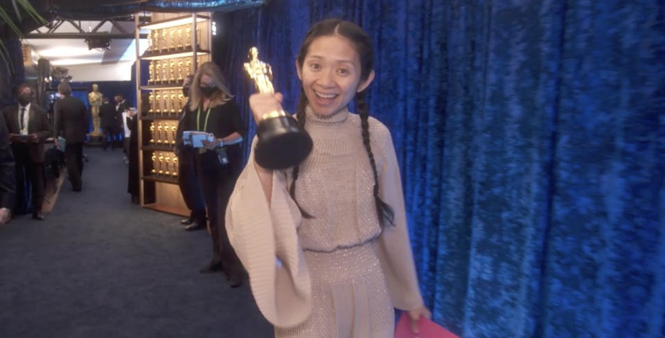 Chloe Zhao makes history after winning Best Director at the 93rd Academy Awards