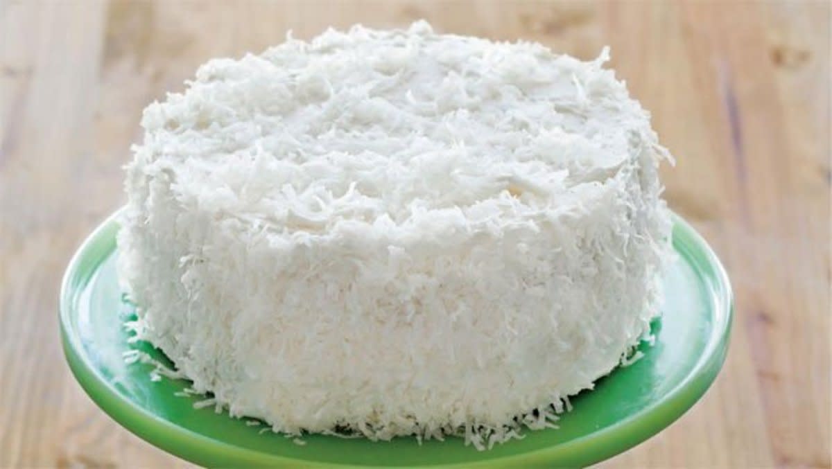 <p>Photo by: Teri Lyn Fisher</p><p>If Mom loves simple old-fashioned, bakery-style cakes, she will swoon for this fluffy and moist classic coconut layer cake!</p><p><strong>Get the recipe: <a href="/26844/chloecoscarelli/classic-vegan-coconut-layer-cake/" data-ylk="slk:Classic Vegan Coconut Layer Cake;elm:context_link;itc:0;sec:content-canvas" class="link rapid-noclick-resp">Classic Vegan Coconut Layer Cake</a></strong></p>