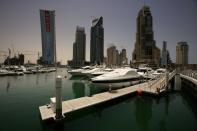 "After Contractor met him in this connection, Kumar has asked development commissioner A.K. Sinha and top officials of the urban development department to have a meeting with Contractor to discuss it," officials said. (Pictured left: Gleaming new boats rock gently in the Dubai Marina. Photo by Brent Stirton/Getty Images)