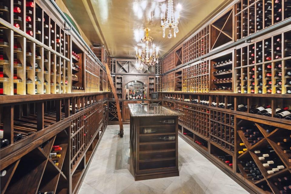 A wine cellar in the LaLaurie Mansion in New Orleans.