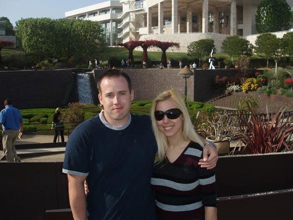 An undated photo of Travis Alexander and Jodi Arias that she posted to her MySpace page.