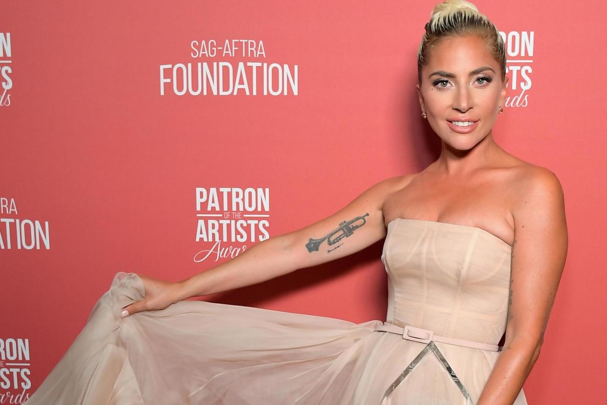Artists Inspiration Award recipient Lady Gaga attends the SAG-AFTRA Foundation's 3rd Annual Patron of the Artists Awards at the Wallis Annenberg Center for the Performing Arts on 8 November, 2018 in Beverly Hills, California. (Photo by Charley Gallay/Getty Images for SAG-AFTRA Foundation): Getty Images for SAG-AFTRA Found