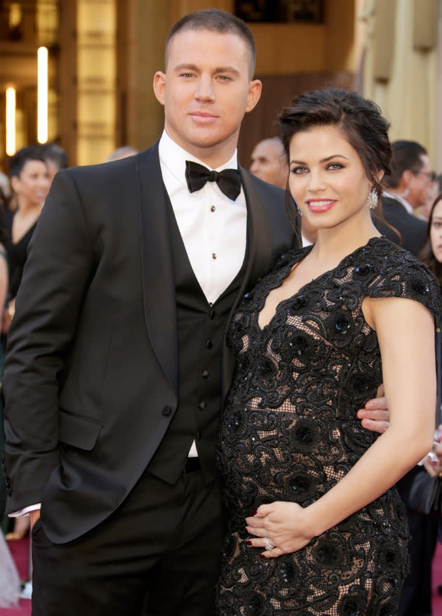 Channing Tatum kam mit seiner hochschwangeren Frau Jenna Dewan-Tatum – die beiden strahlten über beide Ohren, man konnte ihnen das kommende Baby-Glück förmlich ansehen.