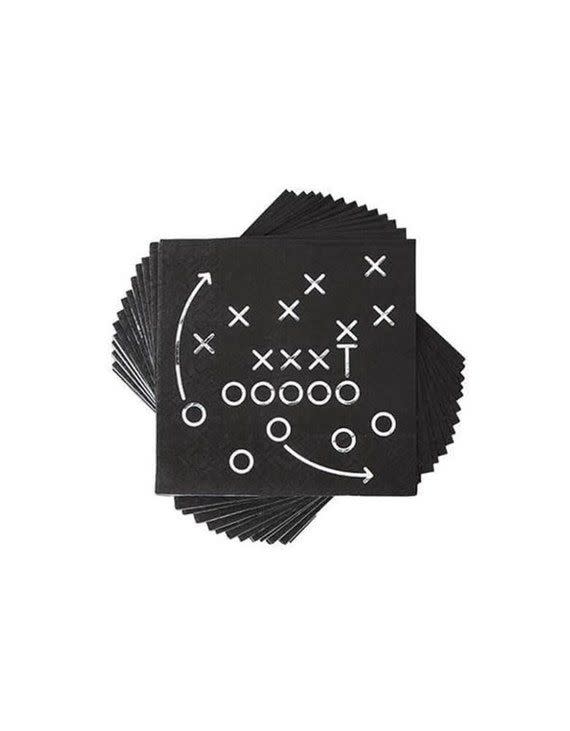 3) Football Game Play Napkins Football Party Napkins